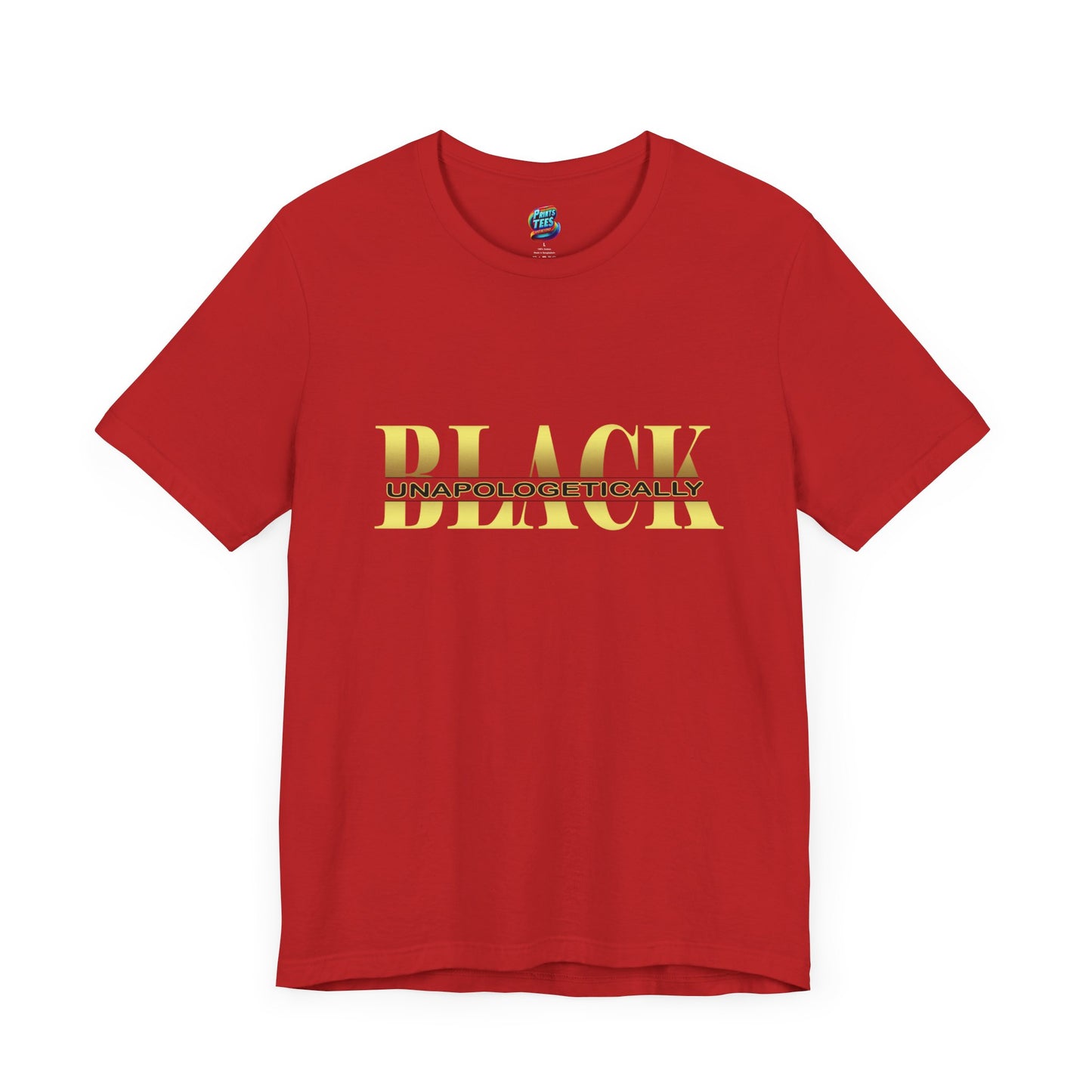 Unapologetically Black-Jersey Knit T-Shirt