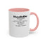 Baddie Definition-Accent Coffee Mug (11, 15oz)