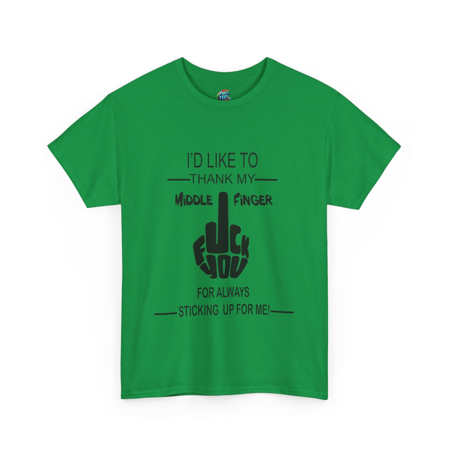 Fu(k You-Middle Finger-Heavy Cotton Classic Tee