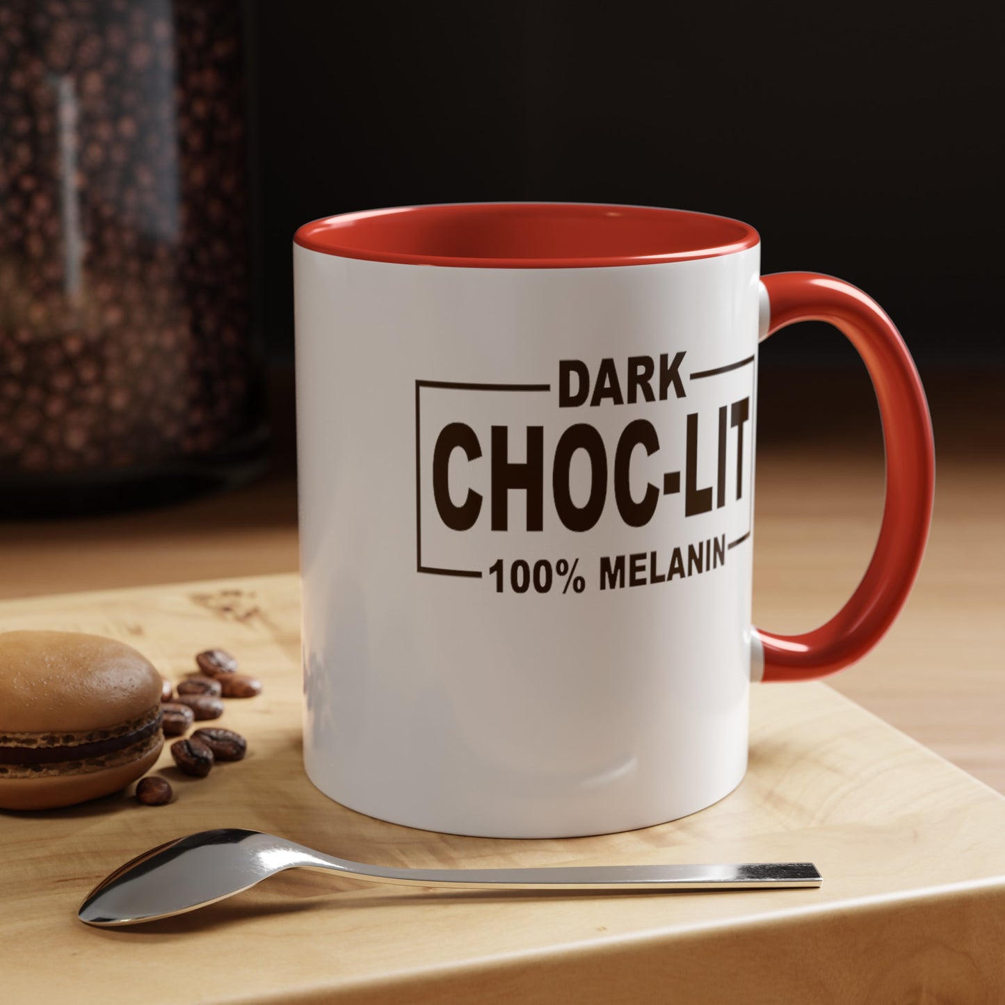 Dark Choc-Lit-Accent Coffee Mug (11, 15oz)