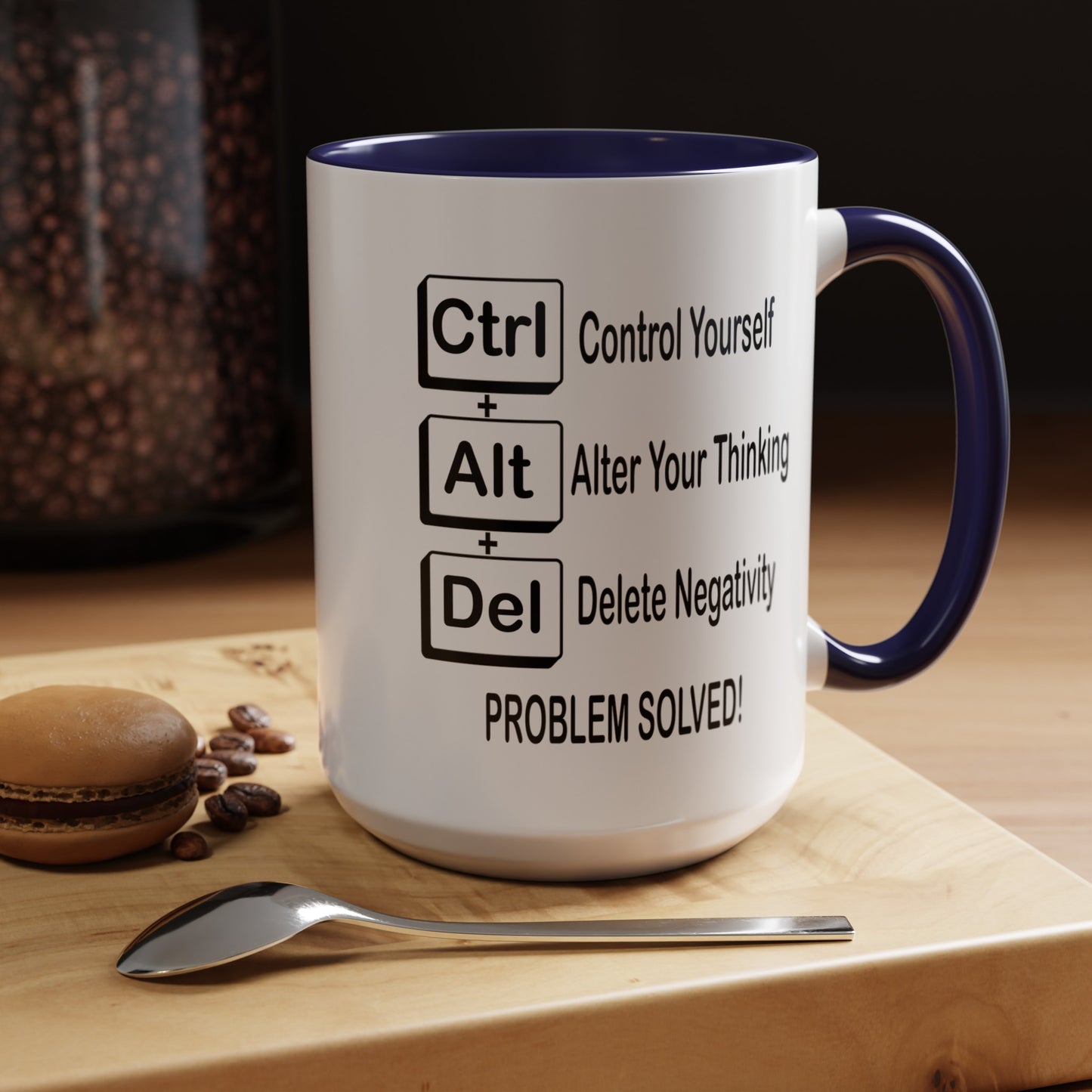 Ctrl-Alt-Del-Accent Coffee Mug (11, 15oz)
