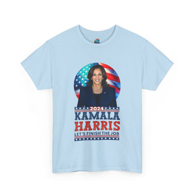 Kamala-Let's Finish the Job-USA-Heavy Cotton Classic Tee