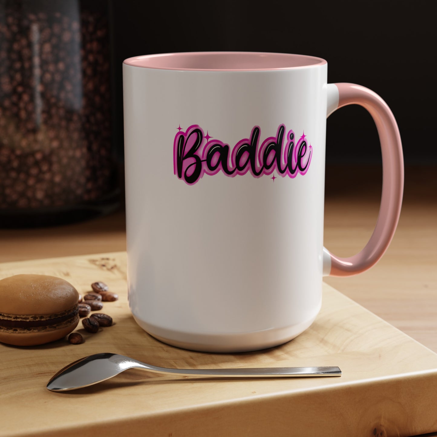 Baddie Gradient-Accent Coffee Mug (11, 15oz)