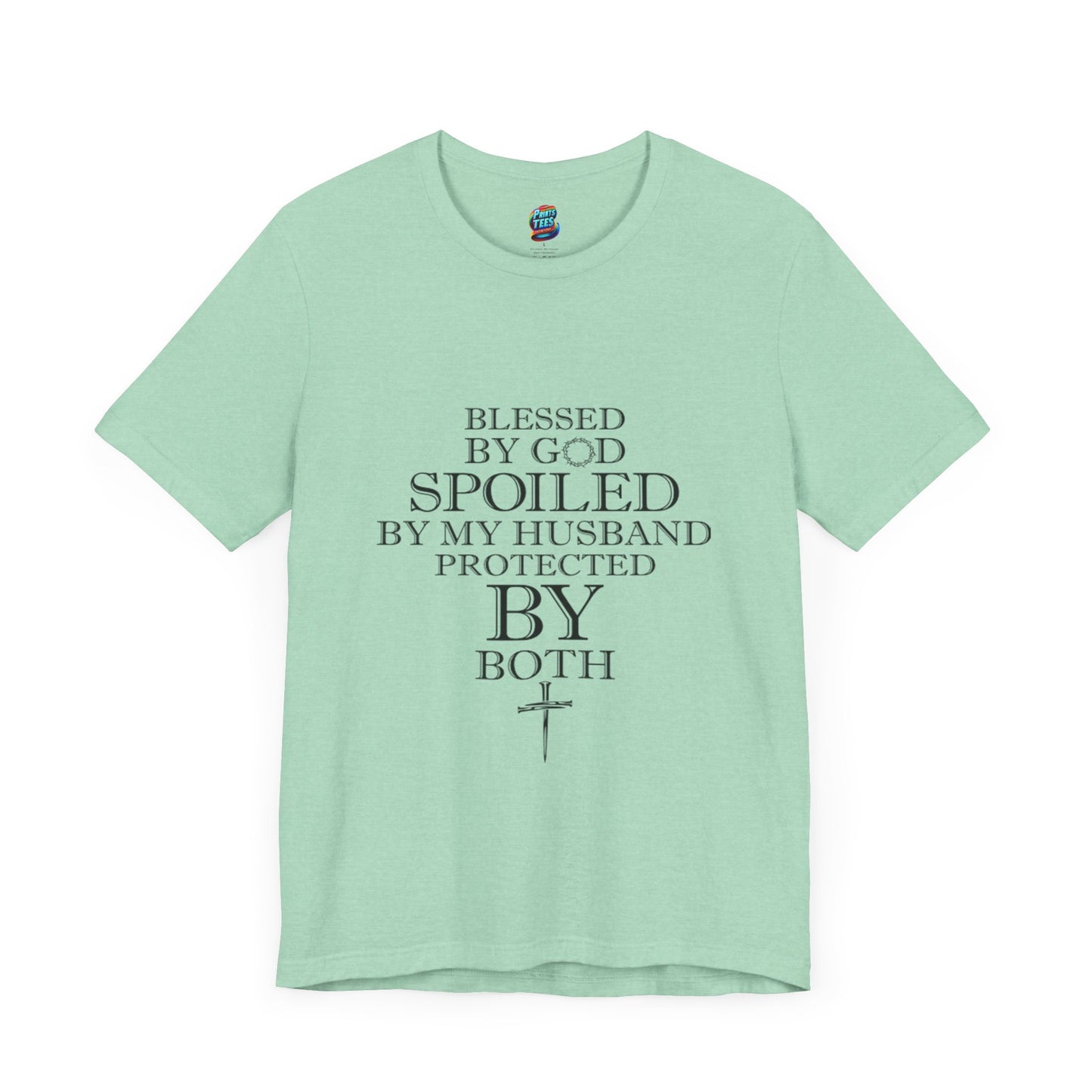 Blessed & Spoiled-Jersey Knit T-Shirt