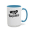 Mind Your Business-Accent Coffee Mug (11, 15oz)