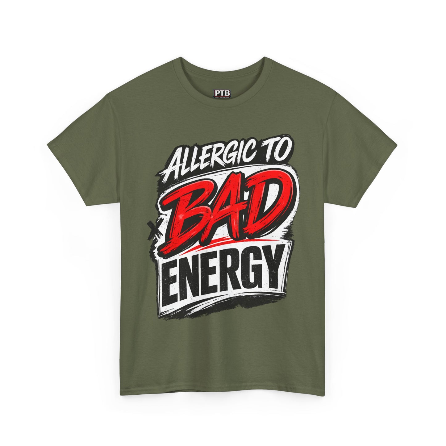 Allergic to Bad Energy-Graphic Classic T-Shirt