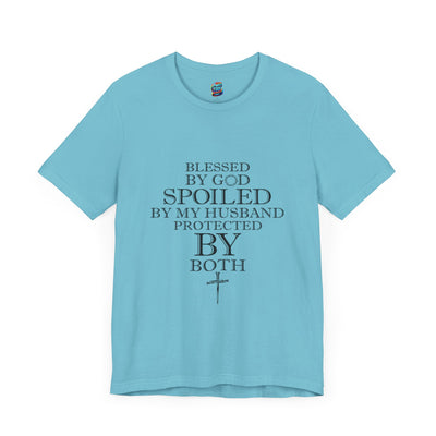 Blessed & Spoiled-Jersey Knit T-Shirt