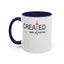 Created With Purpose-Accent Coffee Mug (11, 15oz)
