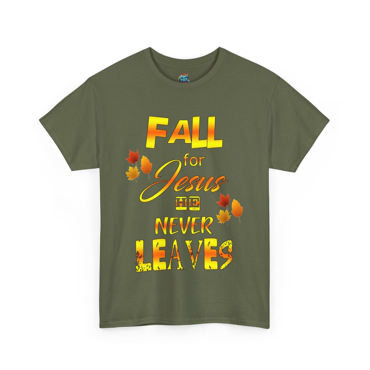 Fall For Jesus-Heavy Cotton Classic Tee