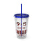 9 to 5-Sunsplash Acrylic Tumbler with Straw, 16oz