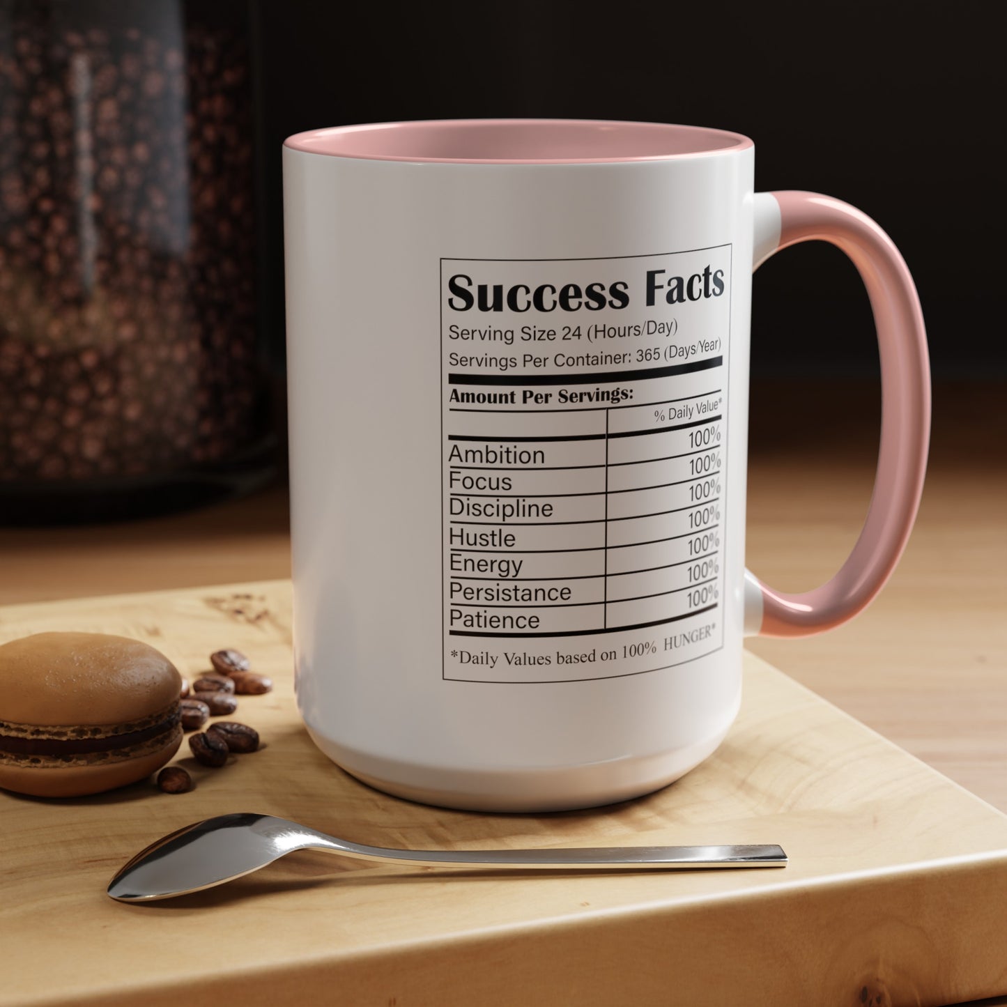 Success Facts-Accent Coffee Mug (11, 15oz)