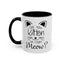 Are You Kitten Me-Accent Coffee Mug (11, 15oz)