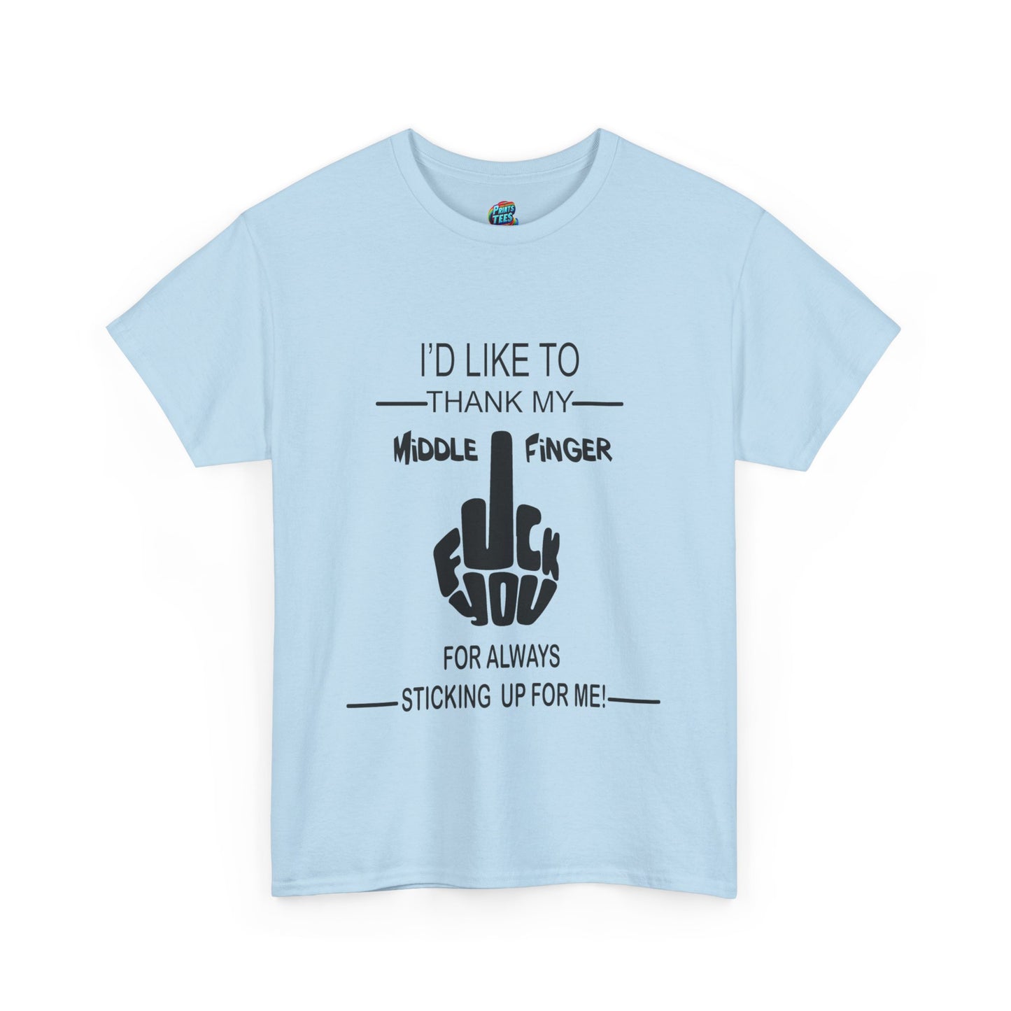 Fu(k You-Middle Finger-Heavy Cotton Classic Tee
