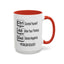 Ctrl-Alt-Del-Accent Coffee Mug (11, 15oz)