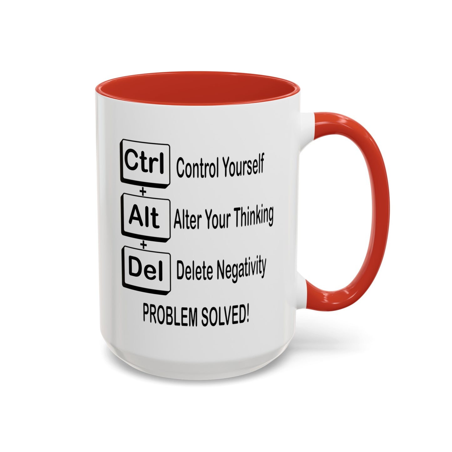 Ctrl-Alt-Del-Accent Coffee Mug (11, 15oz)