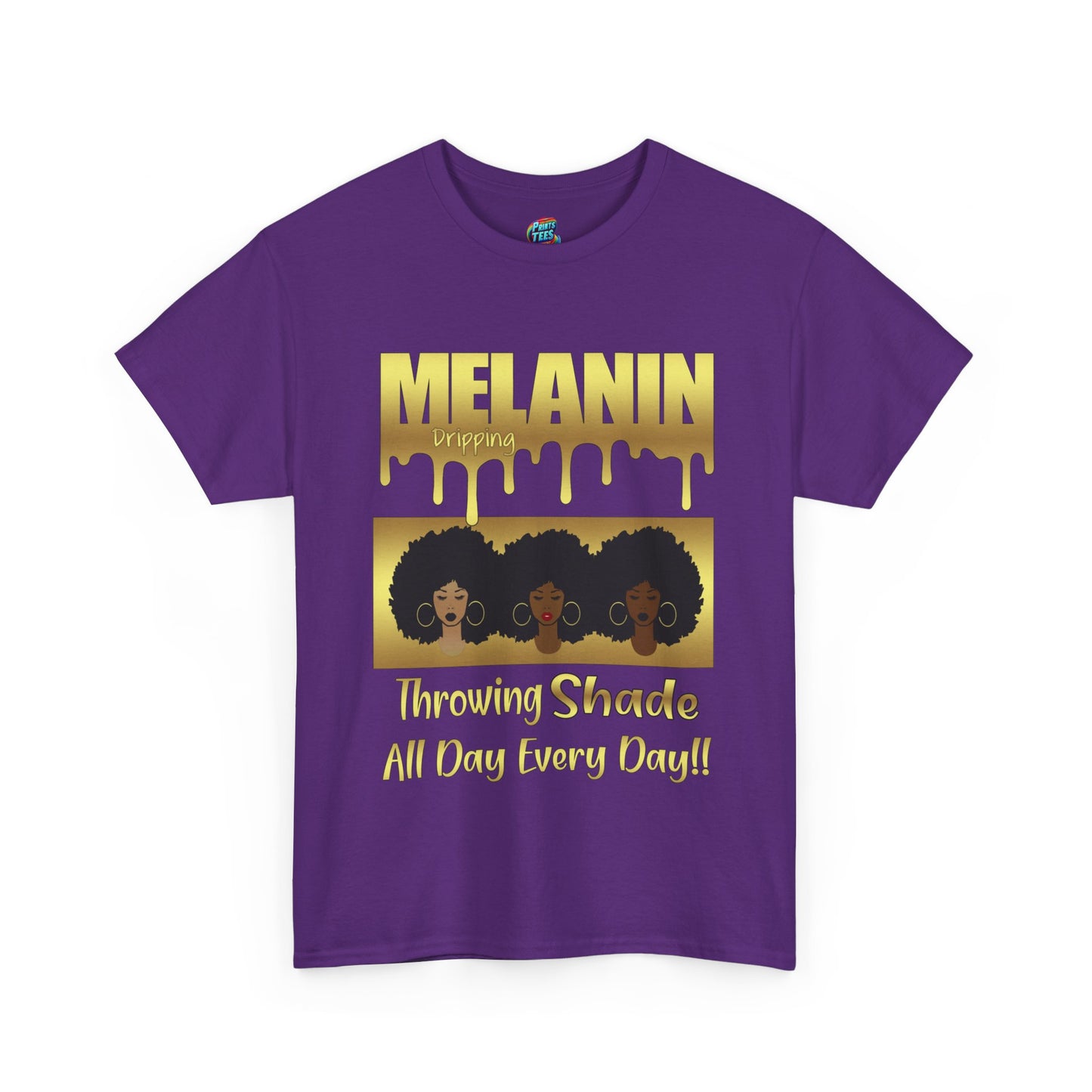 Melanin Dripping-Heavy Cotton Classic Tee