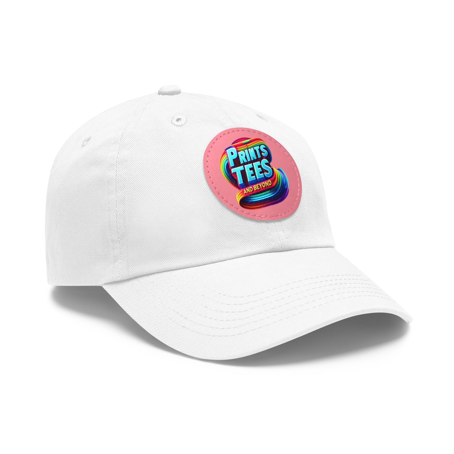 PTB-Dad Hat with Leather Patch (Round)