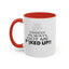 Stop Cussing-Accent Coffee Mug (11, 15oz)