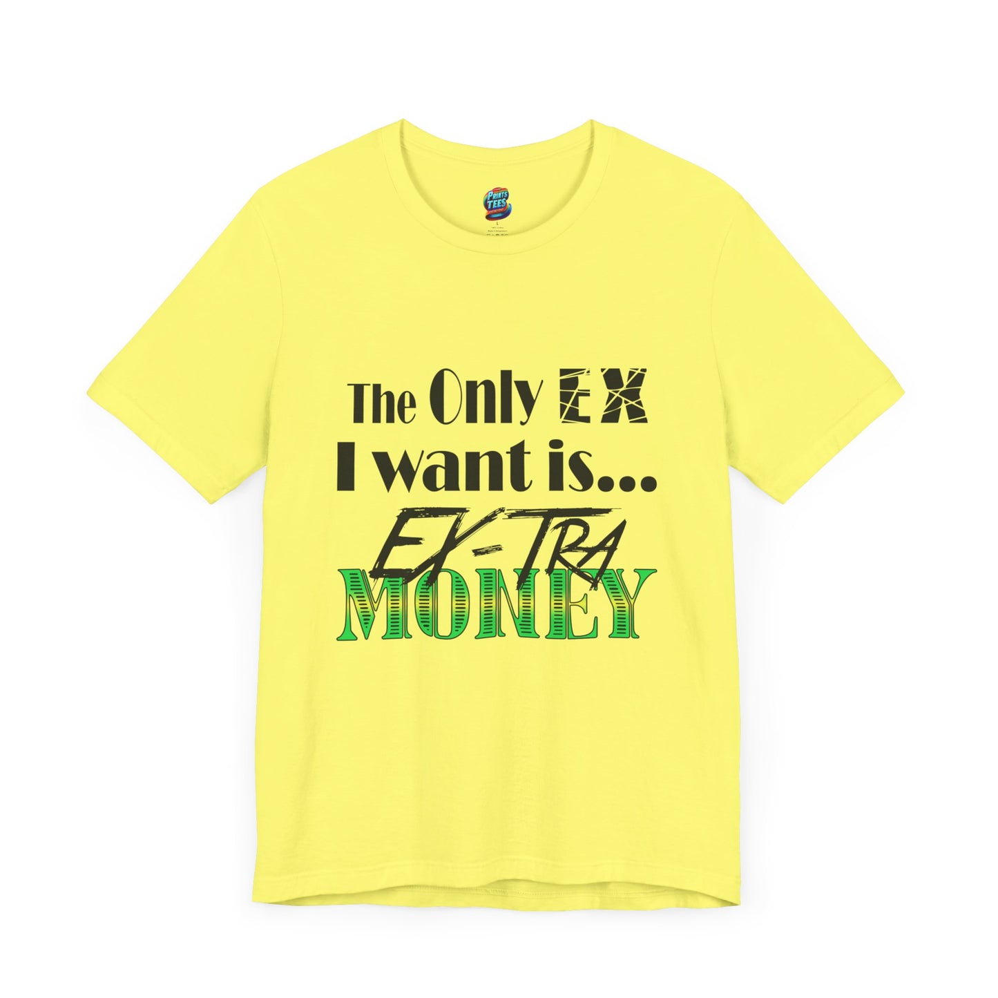 Ex-Tra Money-Jersey Knit T-Shirt