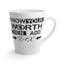 Know Your Worth-Latte Mug, 12oz