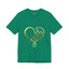 Faith Heart-Jersey Knit T-Shirt