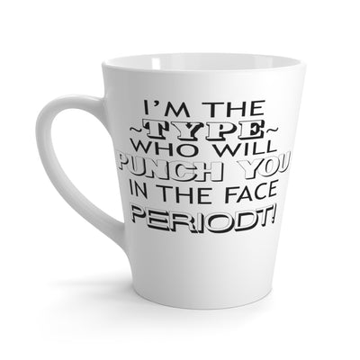 Punch You-Latte Mug, 12oz