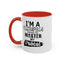 Master Peace-Black-Accent Coffee Mug (11, 15oz)