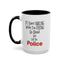 Smiling-Crying-Accent Coffee Mug (11, 15oz)