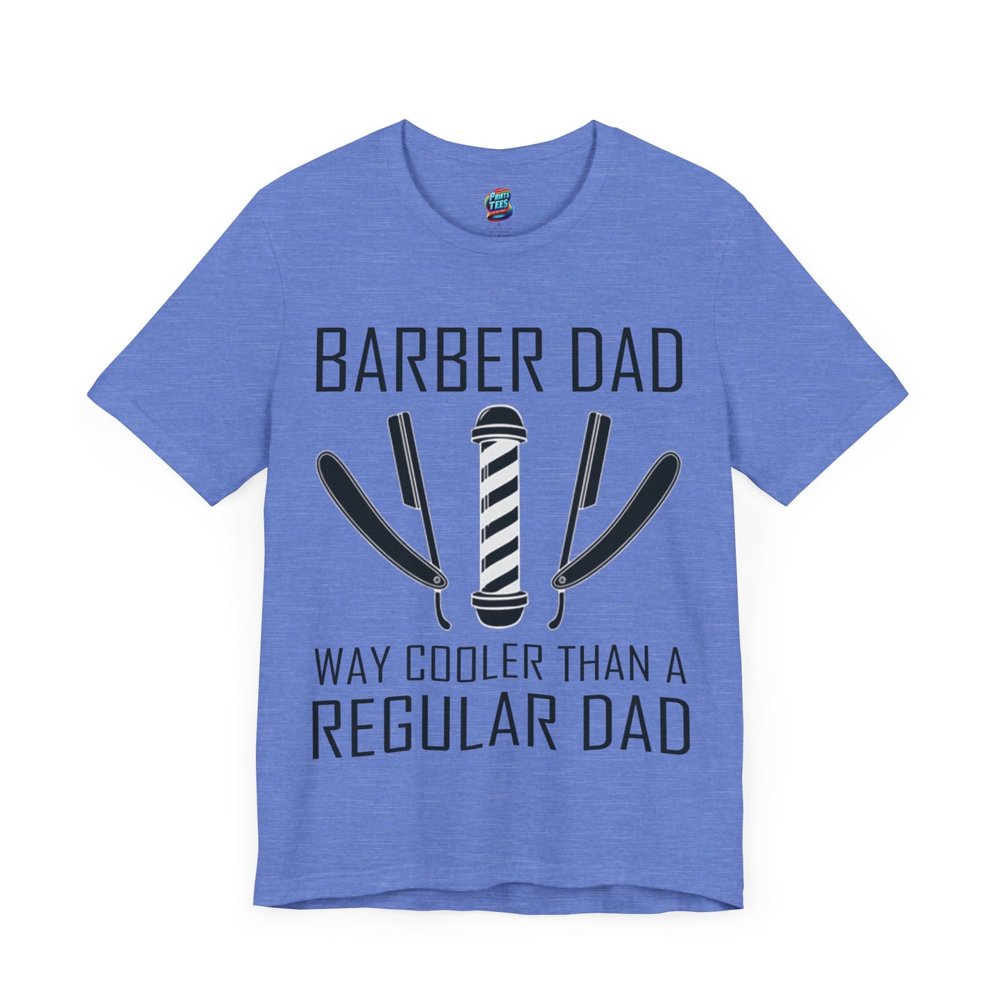 Razor Barber Dad-Jersey Knit T-Shirt
