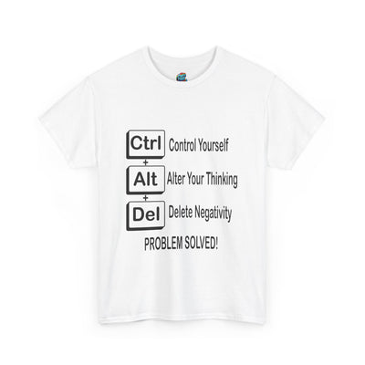 Ctrl-Alt-Del-Heavy Cotton Classic Tee