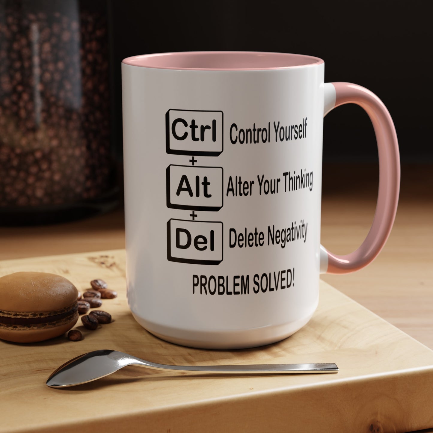 Ctrl-Alt-Del-Accent Coffee Mug (11, 15oz)