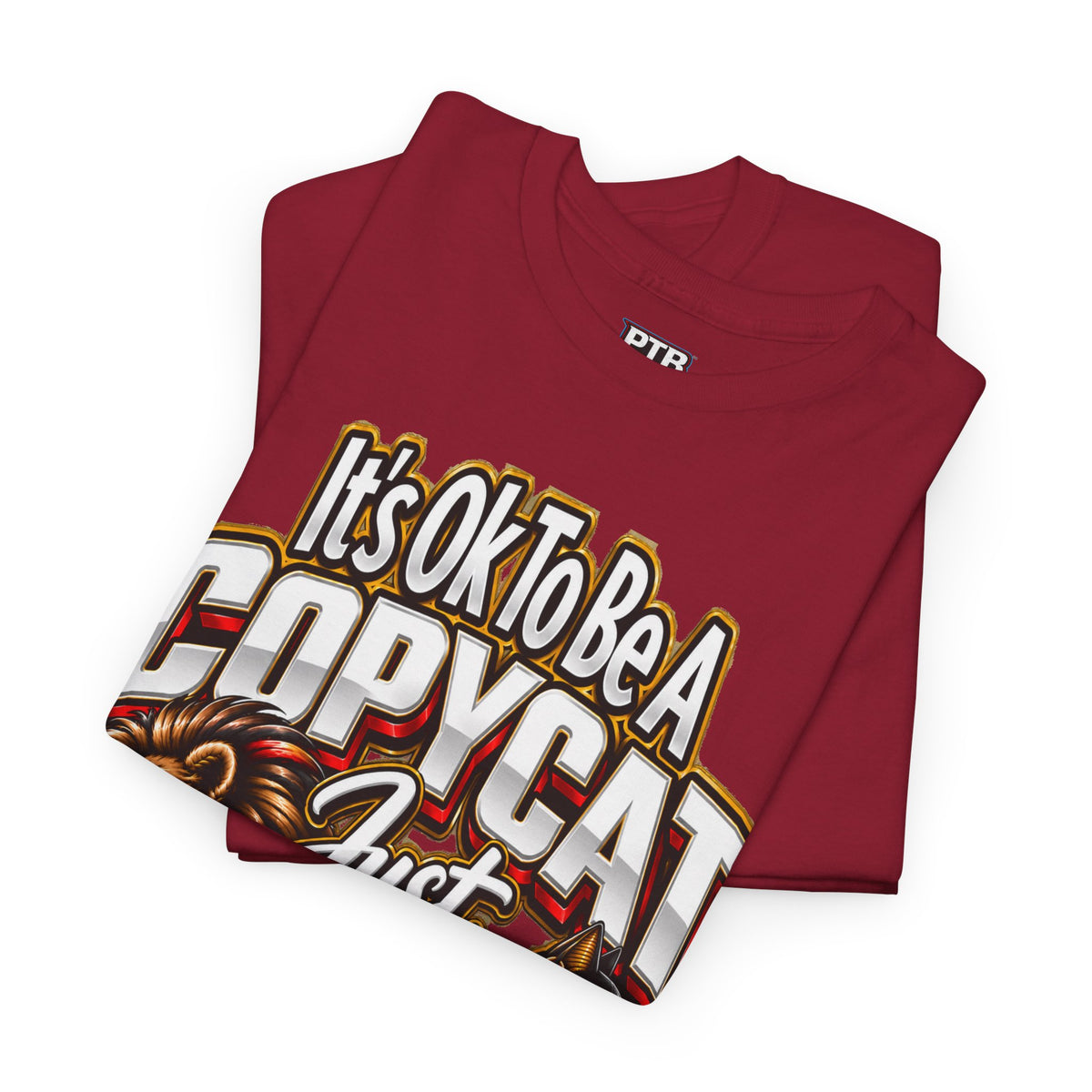 Copycat Cat Graphic T-Shirt – “It’s OK to Be a Copycat, Just Copy the Right”