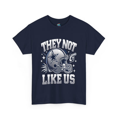 They Not Like Us Helmet-Side Finger-Heavy Cotton Classic Tee