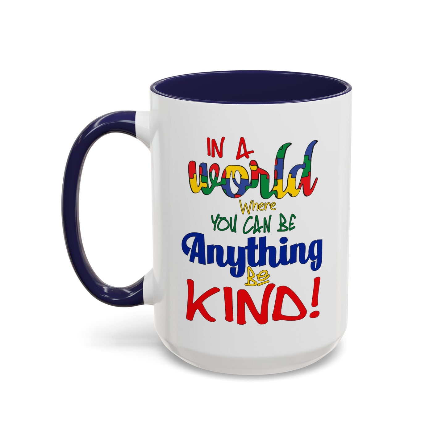 Be Kind-Accent Coffee Mug (11, 15oz)