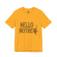 Hello Mother-Jersey Knit T-Shirt