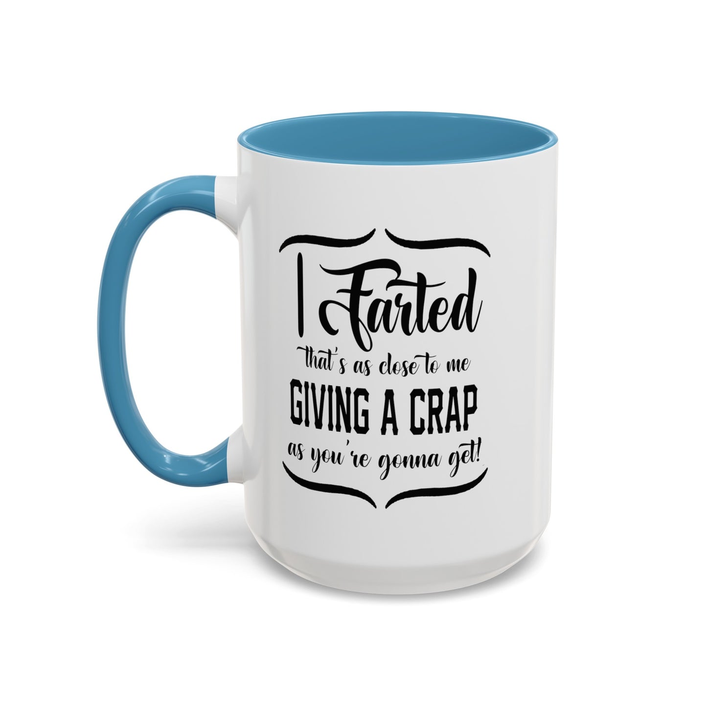 Giving a Crap-Accent Coffee Mug (11, 15oz)