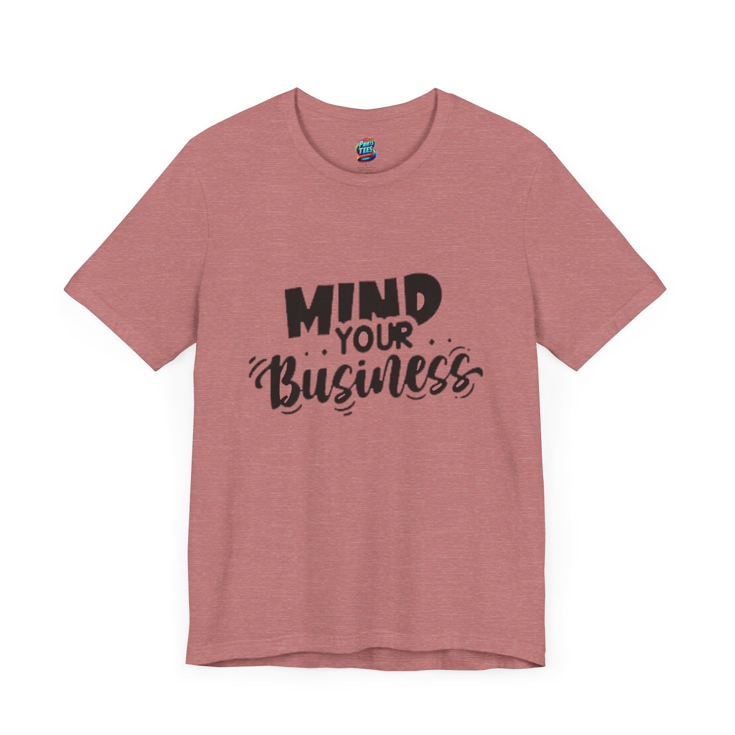 Mind Your Business-Jersey Knit T-Shirt