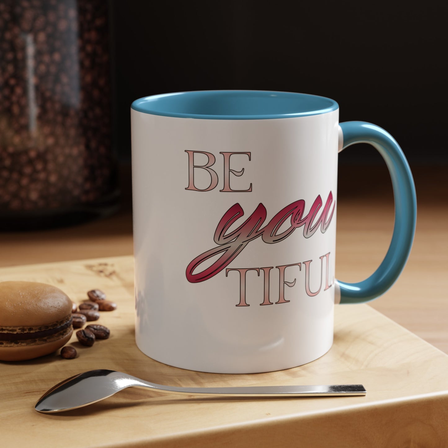 Beyoutiful-Accent Coffee Mug (11, 15oz)