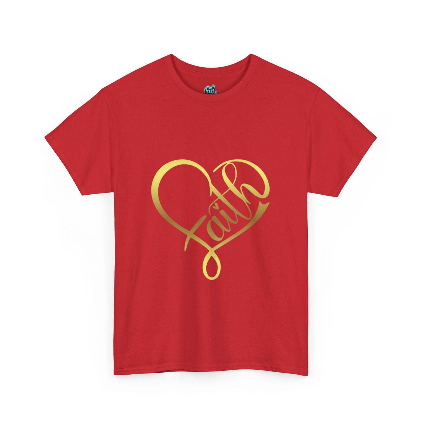 Faith Heart-Heavy Cotton Classic Tee