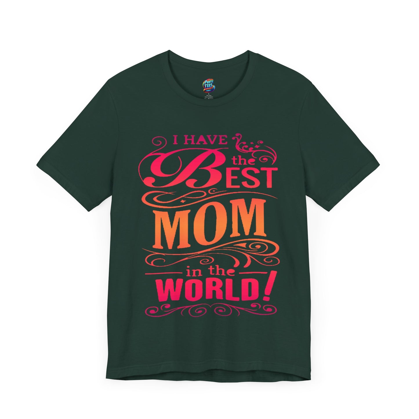 Best Mom In The World-Jersey Knit T-Shirt