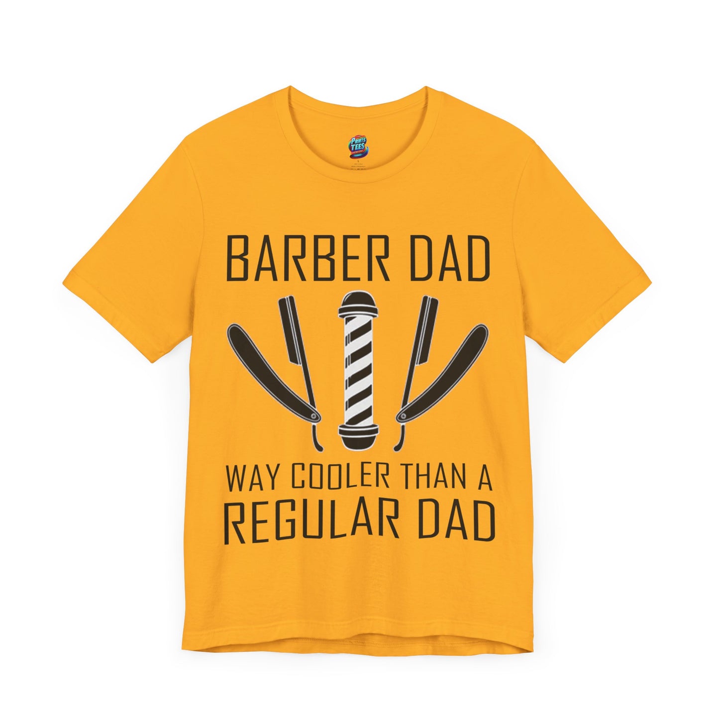 Razor Barber Dad-Jersey Knit T-Shirt