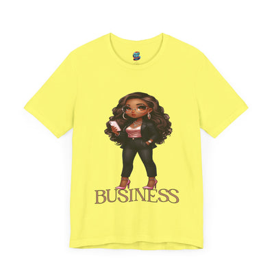 Standing on Business-Brown Woman-Jersey Knit T-Shirt