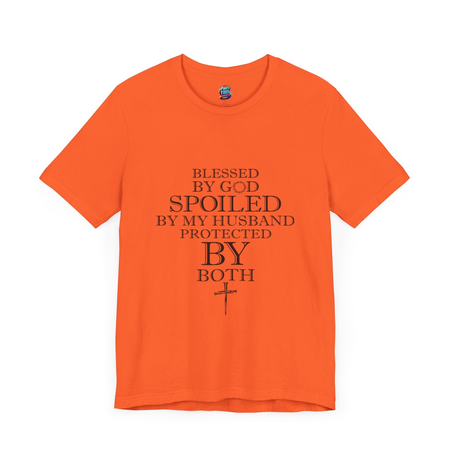 Blessed & Spoiled-Jersey Knit T-Shirt