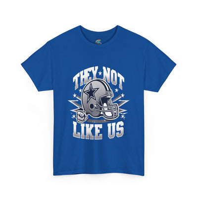 They Not Like Us Helmet-Front Finger-Heavy Cotton Classic Tee