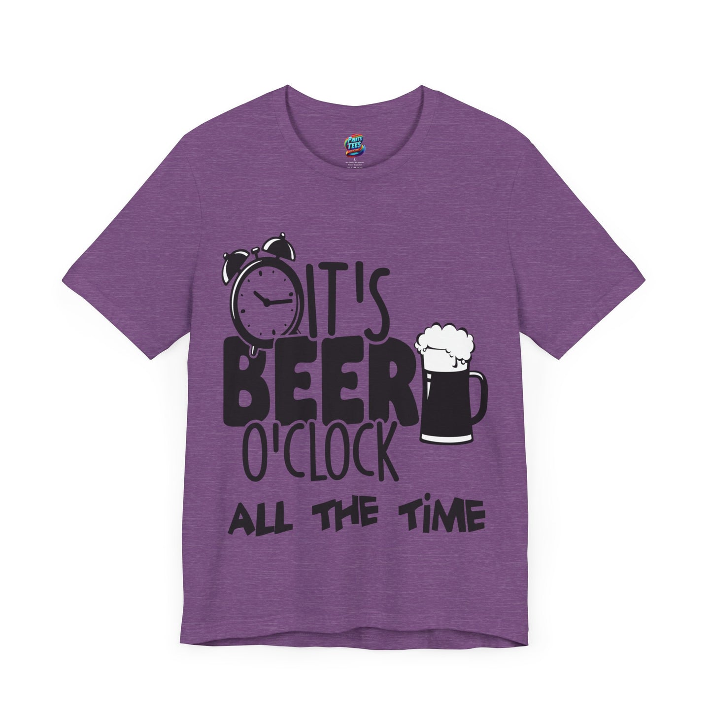 Beer O'Clock-Jersey Knit T-Shirt