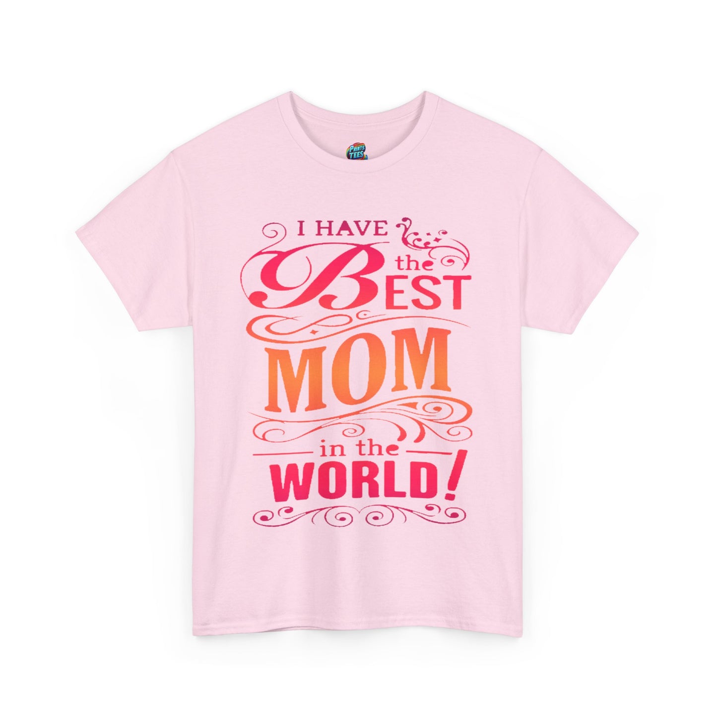 Best Mom In The World-Heavy Cotton Classic Tee