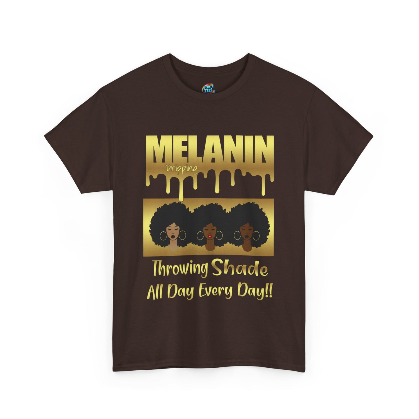 Melanin Dripping-Heavy Cotton Classic Tee