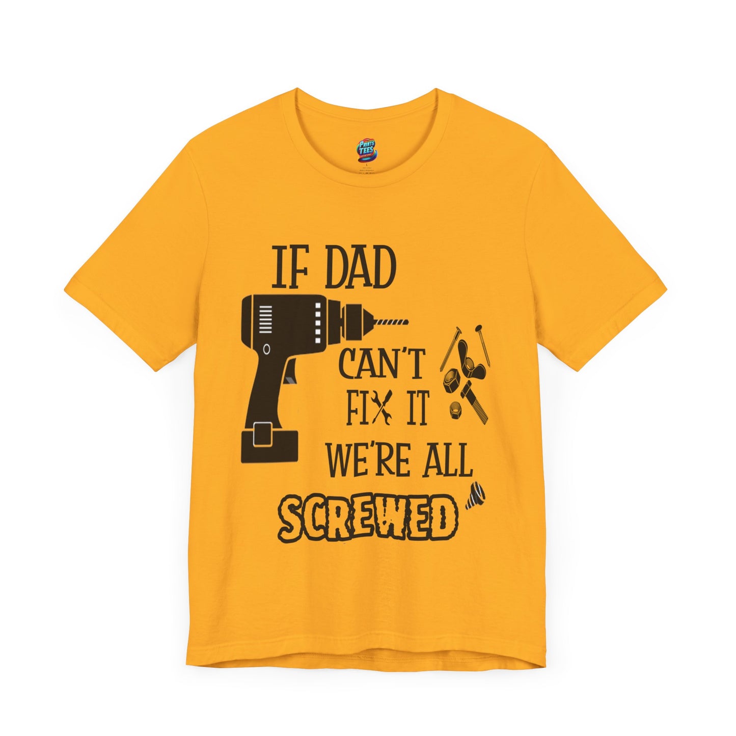 Fix It Dad-Jersey Knit T-Shirt