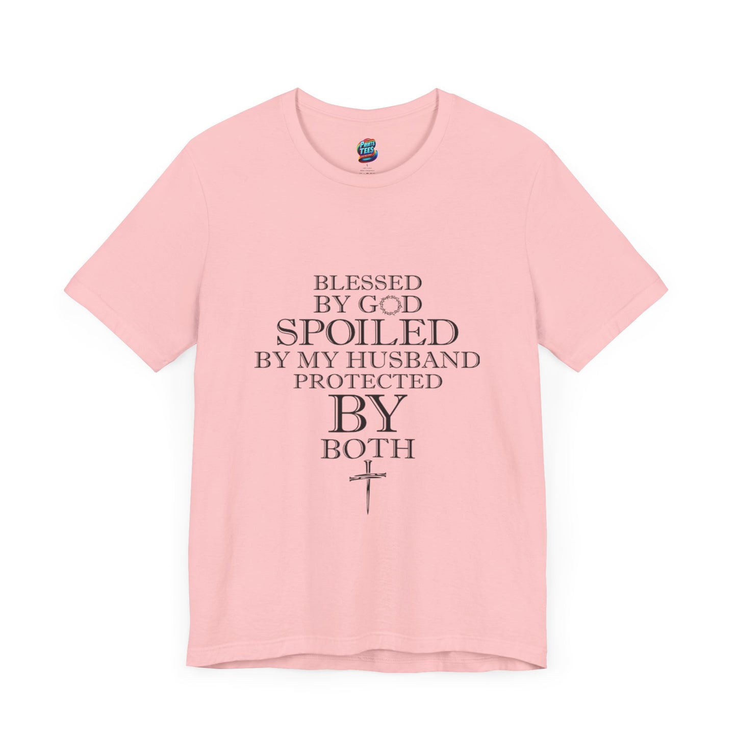 Blessed & Spoiled-Jersey Knit T-Shirt