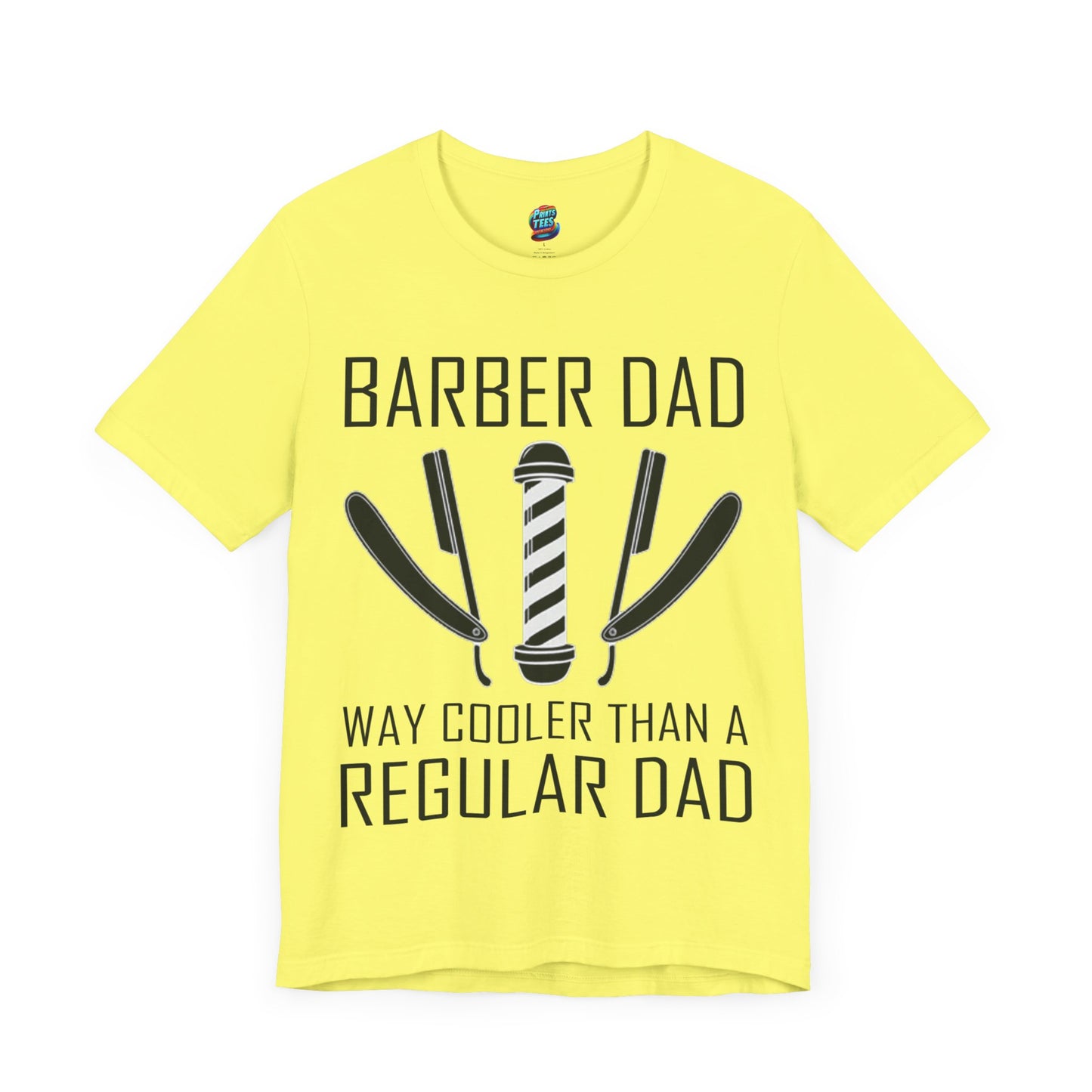 Razor Barber Dad-Jersey Knit T-Shirt